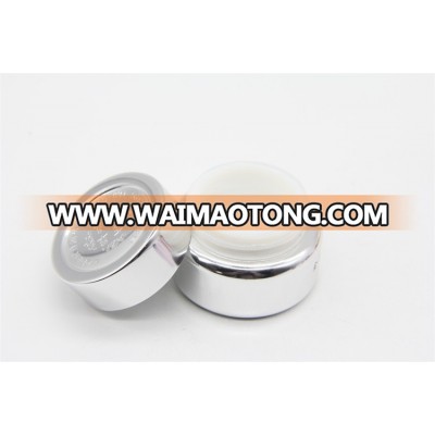 eco cosmetic cream packaging empty screw cap aluminum cosmetic jars