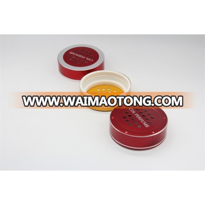 jiangyin special design skin cream aluminum canister with oxidation screw plastic cap