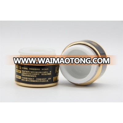 luxury cream jars with custom jar lids makeup aluminium container